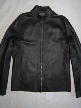NWT FILIPPA K 100% Sheep Leather Zip Jacket Men's 48